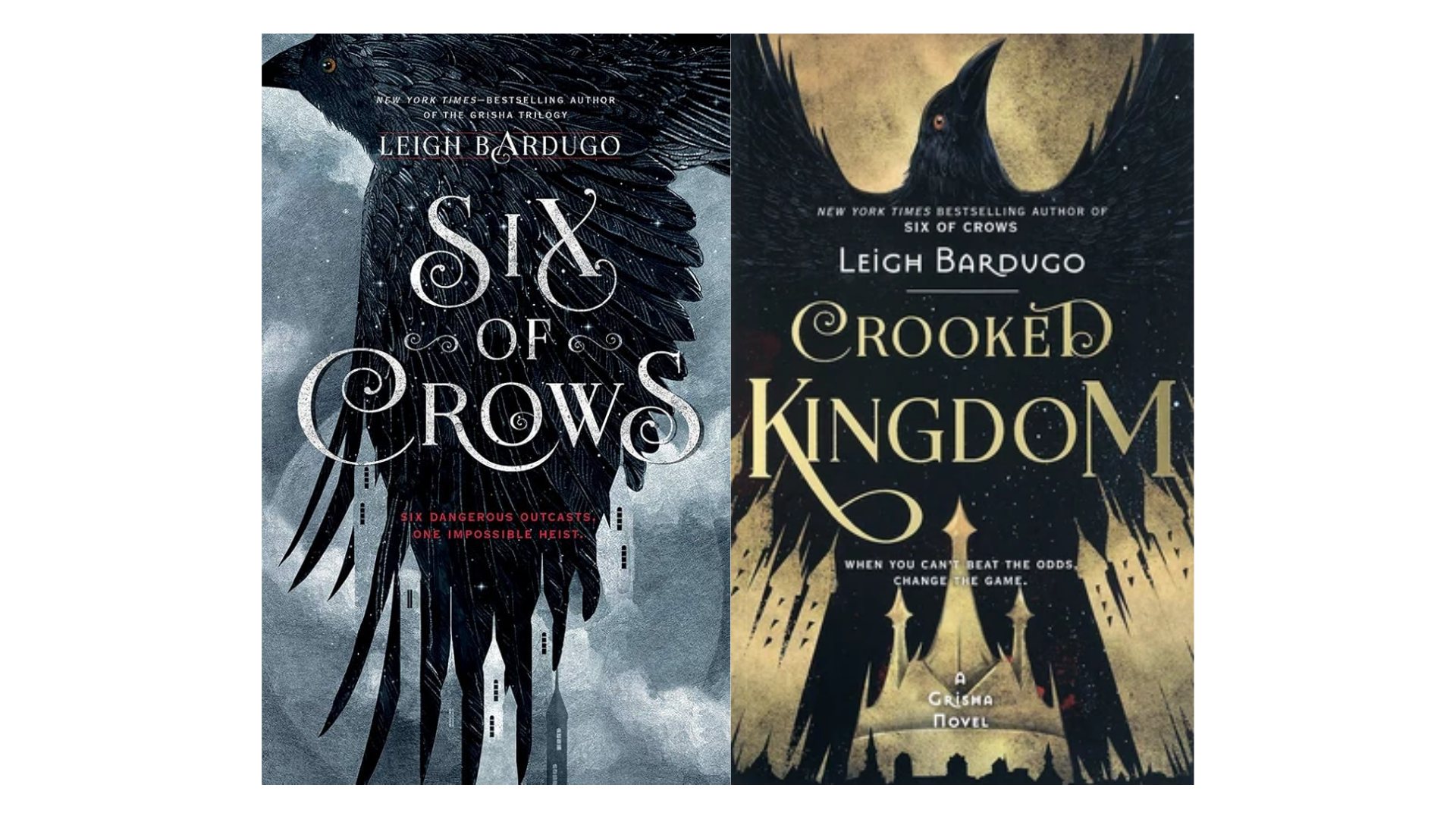 Six of Crows and Crooked Kingdom book covers